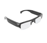 Asixxsix AI Smart Glasses with Camera, 1080P Video Recording Lightweight Smart AI Glasses Wide Angle Lens Quick Photo Transfer Camera for Travel Work Vlog, Video