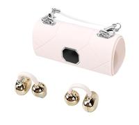 Asixxsix AI Translation Earbuds, Real Time 164 Languages 80H Playtime Bluetooth 6.0 Translator Earphones with 8 Modes ENC Noise Reduction Clip on Earbuds for Travel Business (Nude)