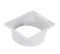 Asixxsix Air Conditioner Exhaust Hose Coupler, 5.9in Portable AC Unit Tube Connector, Square to Round Air Conditioning Extension Accessories for Clockwise and Counter Clockwise Thread Hose