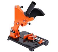 Asixxsix Angle Grinder Stand, 0-45 Degree Adjustable Aluminum Alloy Multi Angle Cutting Grinder Holder, Bracket with Safety Cover for 115-125