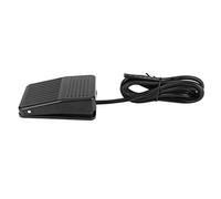 Asixxsix Anti-slip Foot Control Switch Pedal for On-off Circuits, Black IP67 10A 250VAC, for Motor Control Operations (Line length 2 meters)