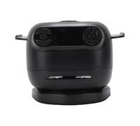 Asixxsix Automatic Card Shuffler and Dealer, Rechargeable for 1 8 Players with 4 Remotes, 360 180 Degree Rotation, Built in Gameplays, Compatible with Poker Blackjack, ABS Material