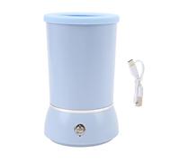 Asixxsix Automatic Dog Paws Cleaner, Rechargeable Portable Pet Paws Washer Cup with Soft Silicone Brush, Electric Dog Paws Washer Cup for Home Travel, Dog and Cat Grooming (Blue)