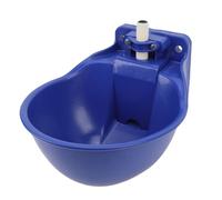 Asixxsix Automatic Dog Water Bowl Dispenser, Thickened Plastic Livestock Water Bowl Large Capacity Outdoor Trough for Livestock, Chicken, Cow, Horse, Easy Installation