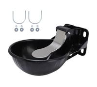 Asixxsix Automatic Livestock Waterer Bowl, Thickened Steel Horse Cattle Drinking Water Bowl Large Capacity Water Dispenser Livestock Drinking Tools for Sheep Goat Horse Cattle