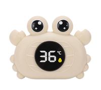 Asixxsix Baby Bath Thermometer, Cute Design with Auto Power Off (Beige)