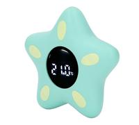 Asixxsix Baby Bath Thermometer, Poratble Cartoon Smart Water Thermometer with LED Display and Alarm Function Safety Bathtub Floating Bathing Toy for Newborn Baby Shower