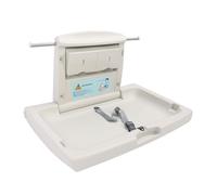 Asixxsix Baby Changing Table, Foldable Space Saving Design Diaper Changing Station, Commercial Station with Safety Strap for Commercial Bathroom Nursery Public Restroom