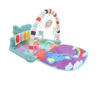 Asixxsix Baby Playmat Deluxe & Play Piano Gym with Soft Mat, Detachable Design, Promotes Developmental Abilities, Soothing Lights and Lullabies for Better Sleep