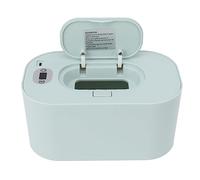 Asixxsix Baby Wipe Warmer, Wipe Warmer and Baby Wet Wipes Dispenser, 5 Temperature Modes, Portable Diaper Wipe Warmer, 40-60℃ USB Constant Temperature, for Travel, 5V (Green)