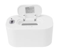 Asixxsix Baby Wipe Warmer, Wipe Warmer and Baby Wet Wipes Dispenser, 5 Temperature Modes, Portable Diaper Wipe Warmer, 40-60℃ USB Constant Temperature, for Travel, 5V (White)