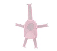 Asixxsix Bath Seat Support Net, Five Corner Baby Bath Seat Support Net Skid Proof Adjustable Baby Bath Support Net Universal Breathable Baby Shower Net for Newborn 0 to 18 Months (Pink)