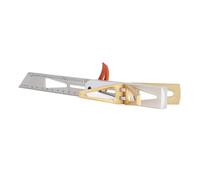 Asixxsix Bevel, Stainless Steel Adjustable Angle Finder 22.5° to 90° with Double Sided Scales for Woodworking Dovetail Tenon Right Angle Ruler Protractor Multi Tool