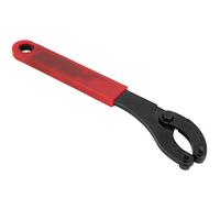 Asixxsix Bicycle Bottom Bracket Wrench, 6.3 in, 5.5 Cm Spacing | Bike Crank Spanner Remover Tool, Steel with Rubber Grip, for Flywheel Lock Ring, Axle Bolt Repair, Home Shop Use