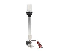 Asixxsix Boat Light, 12Inch 3NM Visibility 63LED COB Design, LED Navigation Light Fold Down Stern with 316 Stainless Steel Base for Fishing Boats Pontoons Yachts