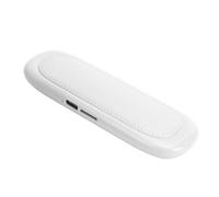 Asixxsix Bone Conduction Pillow Speaker for Sleeping, Up to 20 Hours, Stereo Bass, Portable Bluetooth Under Pillow Speaker with Timer for Side Light Sleepers Bedside Listening (White)