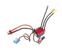 Asixxsix Brushless ESC, 25A Accurate Throttle Control Quick Response Strong Anti Interference, RC Speed Controller with Multiple Protection for 1/14 1/16 RC Car Boat