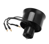 Asixxsix Brushless Motor EDF Ducted Fan, 30mm EDF 6 Blades with QF1611 7000KV 2 4S Brushless Motor, High Rigidity Aluminum Alloy, for RC Airplane Modeling Accessories