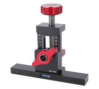 Asixxsix Cabinet Door Mounting Jig, 2 in 1 Cabinet Hardware Jig Rebound Device Tool with Bubble Level 6 8 10mm Drill Bits Dual Scale Adjustable Door Installation Positioner for