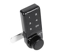 Asixxsix Cabinet Lock, Touch Digital Anti Theft Protection Electronic Cabinet Lock, Keyless Deadbolt with Unlocking Record Function for Office File Boxes Closets