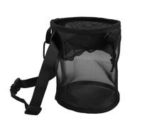 Asixxsix Cage, Lightweight Portable Nylon Mesh Enclosure, Waist Shoulder Bag Design with Ventilated Mesh Holes for Collecting and Observing Butterflies 5.7x6.7in Black