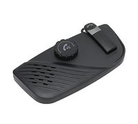 Asixxsix Car Bluetooth Speaker, Bluetooth V5 0 EDR Noise Reduction Car Kit Handsfree Speaker with 1200mAh Battery Metal Back Clip for Trucks Buses Cars