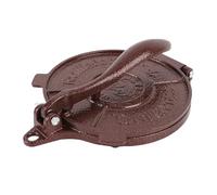 Asixxsix Cast Iron Tortilla Press, 10.6 Inch Heavy Duty Roti Maker for Homemade Flatbreads, with Non Slip Rubber Feet, Pre Seasoned for Pancakes Pizzas and Pastries, Tortilla Maker