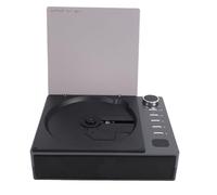 Asixxsix CD Player Portable, Bluetooth Desktop CD Player Speaker FM Radio with Earphones and Remote Control for Home Car and Travel, Gifts for Men Women Teen (Black)