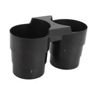 Asixxsix Center Console Cup Holder, Dual ABS Material Stable Support for Hot Cold Drinks Automotive Center Console Organizer, Dual Drink Holder with Easy Installation for C7 2014 2019