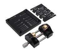 Asixxsix Chisel Sharpening Jig, 5/32" to 3" Honing Guide System Chisel Sharpening Kit, Honing Guide with Adjustable Angle Fixture and Angle Gauge, and Storage Case