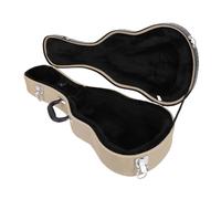 Asixxsix Concert Ukulele Case, Soft Lining Internal Storage Space Ukulele Hard Case Cr Plated Locks Hard Shell for Acoustic Guitars with Portable Handle for 23 Inch Standard Ukulele