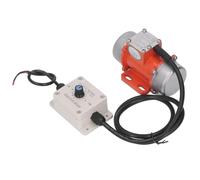 Asixxsix Concrete Vibrator Motor, 50HZ 4000RPM Electric Vibrating Shaker Table Heavy Duty Machine, Adjustable Exciting Force, Aluminum Alloy Box/Cover, Easy Wiring (DC12V)