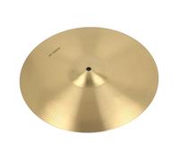 Asixxsix Crash Cymbal, Brass Construction Hand Cymbals Vibrant Sound Percussion Instrument, Cymbal Set Box for Performance Party Beginner Professional Drum Players (14 Inch)