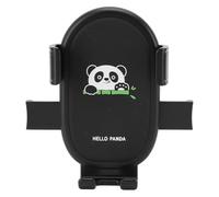 Asixxsix Cycling Phone Holder, Shock Absorbing Quick Release All Around Protective Panda Pattern Handlebar Phone Mount for Scooter Motorcycle, Phone Mount Handlebar Fit for EBike, Scooter