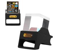 Asixxsix Desktop Smart WiFi Weather Clock, 1.3 Inch Wide Angle Screen with Cryptocurrency Prices Global Stock Market Trends Gold Tracking, Built in 16MB Internal Memory