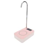 Asixxsix Desktop Water Dispenser, Portable Electric Water Bottle Pump Countertop with USB Charging for 5 3 2 Gallon Universal Bottles Home Office Outdoor (Pink)