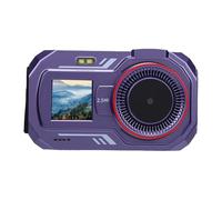 Asixxsix Digital Camera, 48MP 2720x1520 QHD WiFi Dual Screen Travel Camera with 16X Digital Zoom and 3 HD Display, Selfie Camera for Travel Photography (Purple)