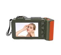 Asixxsix Digital Camera, 50X Zoom Autofoucs 4K 70MP Vlogging Camera Double Screen Flash Hot Shoe Interface Cameras for Photography for Boys Girls Teens Beginners (Olive Green)