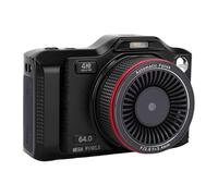Asixxsix Digital Camera, 64MP 4K Camera for Photography with 18X Digital Zoom Auto Focus, WiFi Transfer 1200mAh Battery, Compact Point Shoot for Teens Adults Beginners (Black)