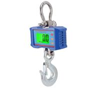 Asixxsix Digital Crane Scale, 2000KG/4400lb Digital Hanging Scale with LCD Backlight, Remote Control, Unit Change, Data Hold, Tare & Reset, for Industrial Farm Factory