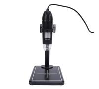 Asixxsix Digital Microscope, 1600X Magnification Handheld Digital Microscope Portable with Adjustable Stand 8 LEDs for Gemstone Appraisal Jewelry Examination Plant Observation