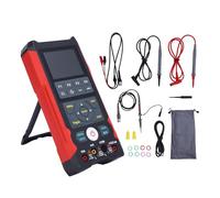 Asixxsix Digital Oscilloscope, 2CH 80MHz Bandwidth 200Msps Sampling Rate 6000 Counts TRMS DMM Multimeter, Signal Generator with Rechargeable Battery 2 8 Inch Color Screen for Automotive (ET829)