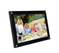 Asixxsix Digital Photo Frame, 10.1 Inch 1280x800 HD Touch Screen Auto Rotate Portrait Landscape, 32GB Built-in Memory with APP Sharing for House Warming Birthday Wedding Gifts (Black)