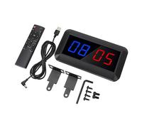 Asixxsix Digital Scoreboard, Remote Control Operated 1-99 Score Range 5-Level Brightness Score Keeper, Tabletop Scoreboard with Quick +1 +2 Shortcuts for Indoor Outdoor Games Cornhole