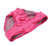 Asixxsix Dog Polyester Sanitary Diaper Soft Physiological Pant for Female Puppy, Adjustable Underwear for Small Medium Large Dogs (M #03)