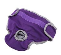 Asixxsix Dog Polyester Sanitary Diaper Soft Physiological Pant for Female Puppy, Adjustable Underwear for Small Medium Large Dogs (S #17)