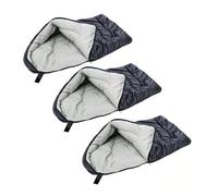 Asixxsix Dog Sleeping Bag, Foldable Warm Packable Camping Dog Bed, Camping Gear with Storage Bag for Indoor Outdoor Travel Hiking Backpacking (Grey)