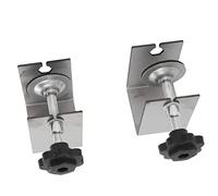 Asixxsix Drawer Front Installation Clamps, Easy Adjustment Quick Installation Cabinet Clamps, Drawer Fixing Clamp/Holder with 2 Mounting Clips for Woodworking Cabinet Assembly