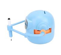 Asixxsix Drawing Robot for Kids, 100 Drawing Cards No App Required Simple Operation Adorable Design Premium ABS Material Interactive Robot, STEM Art Toy with Board for