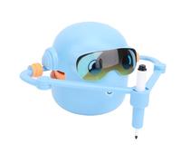 Asixxsix Drawing Robot for Kids, Interactive Educational Toy with 100 Cards, Magic Drawing Robot for Boys & Girls Ages 3-8, 12 Color Pens Montessori Painting Learning Toys